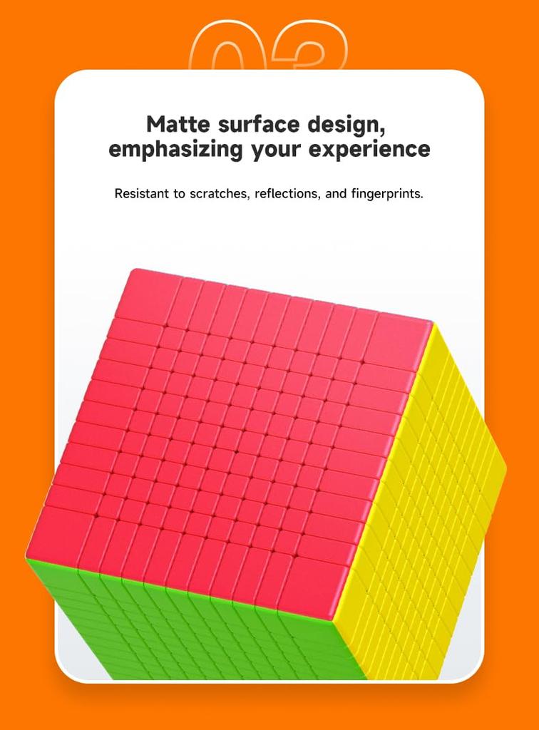 Guaranteed for Peace of Authorized Dealer QiYi 11x11 Cube 3D Puzzle Stickerless Mind,