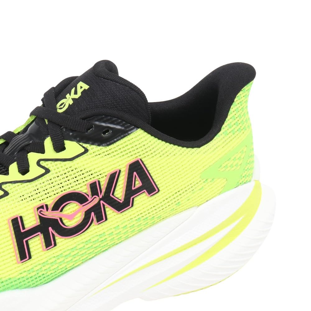 Hoka One One Mach X 3 Running Hoka Size Men's Shoes, Neon, Citrus/Neon Lime, 26.5 (US 8.5), 1168720-NNHK