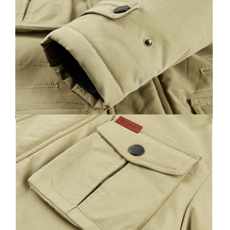 New Winter Men's Plus Velvet Jacket Mid-length Hooded Cotton-padded Coat Trendy Men's Casual Thick Plus Size Coat