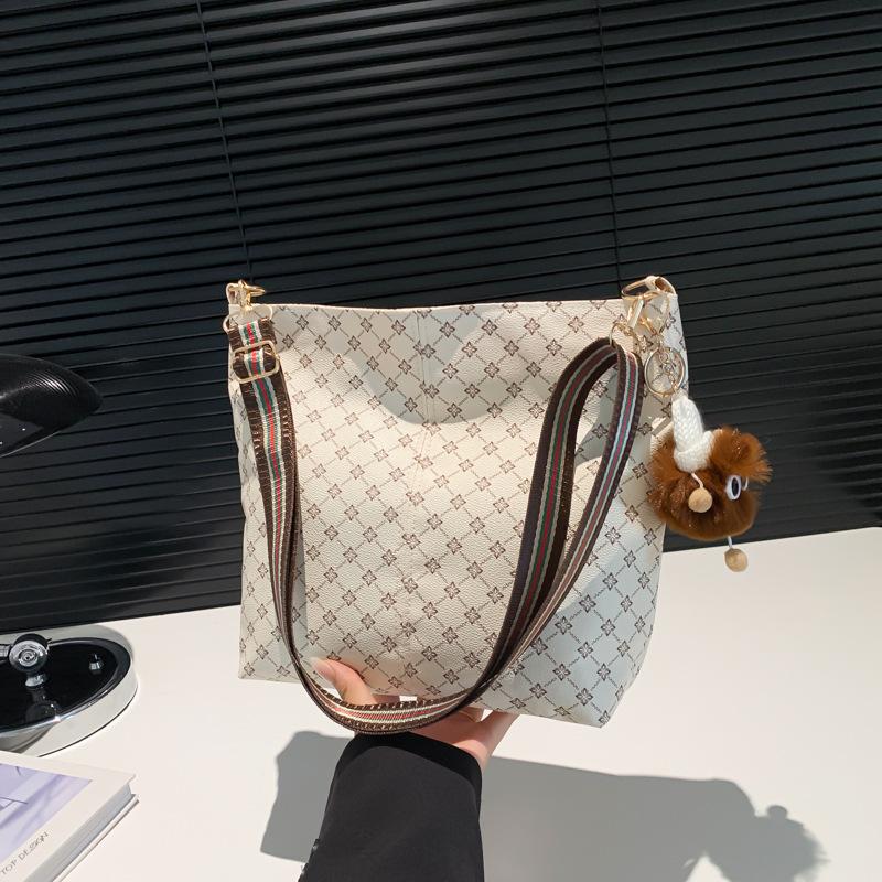 Ретро и красивая сумка через плечо большой емкости летняя новая модная повседневная простая модная ручная сумка-ведро