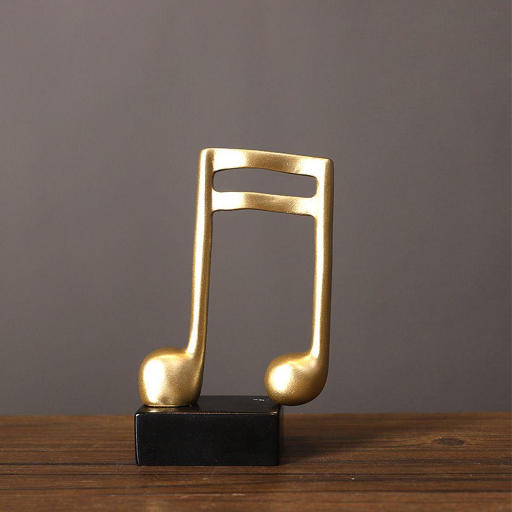 Gift Home Decor Nordic Style Photo Props Statue Music Note Ornament Figurine Music Shape Sculpture