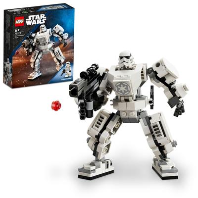 LEGO Звездные войны Штурмовик Меха Костюм Игрушка Подарок День Рождения Блок Образовательный Рождество Мальчики Девочки Дети 6 Лет 7 Лет 8 Лет Космос