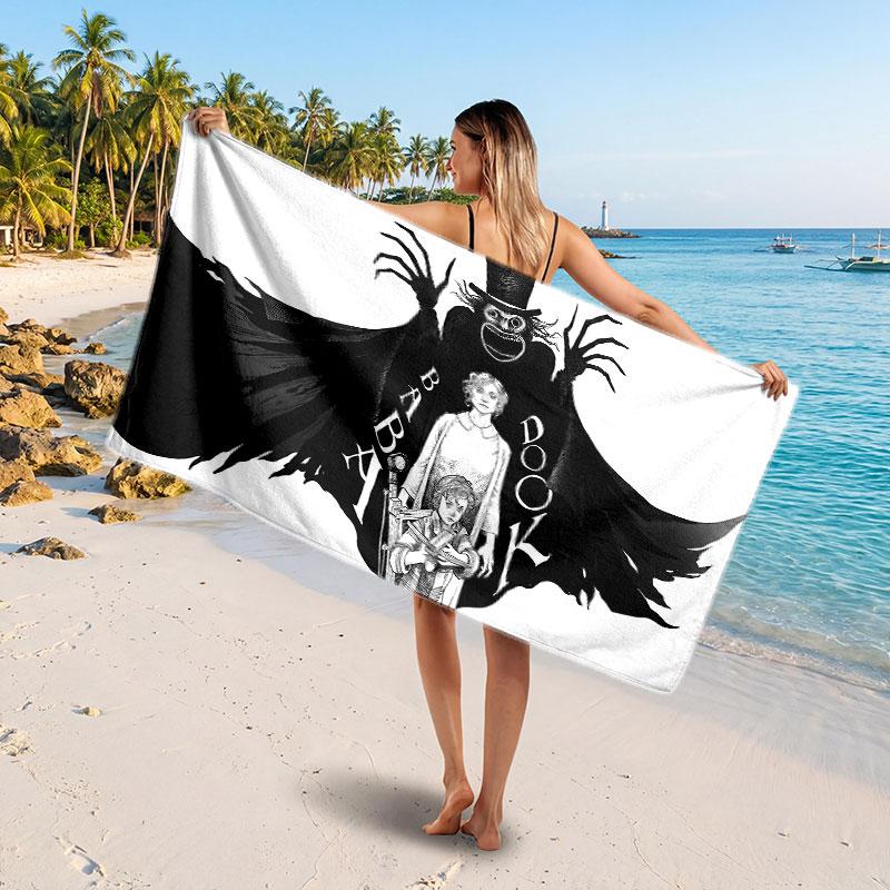 Large Beach TowelThe Babadook Soft Absorbent Towel Beach Bath Home Use