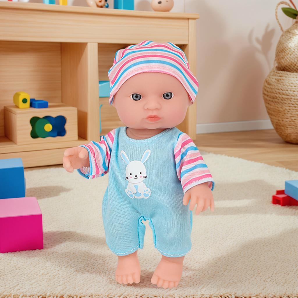 Мягкие виниловые куклы-младенцы Кукла для ухода Реалистичные реборны Игрушка Игра в родительство Популярная коллекционная игрушка для детей 6,5 дюймов