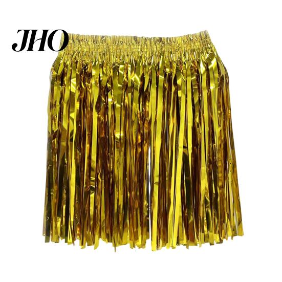 Soft Breathable Skirt Rain Dance Costume Streamer Fringe Half for Beach Parties Sequin Cheerleading Team Dress Adults Kids Adjustable Tassel