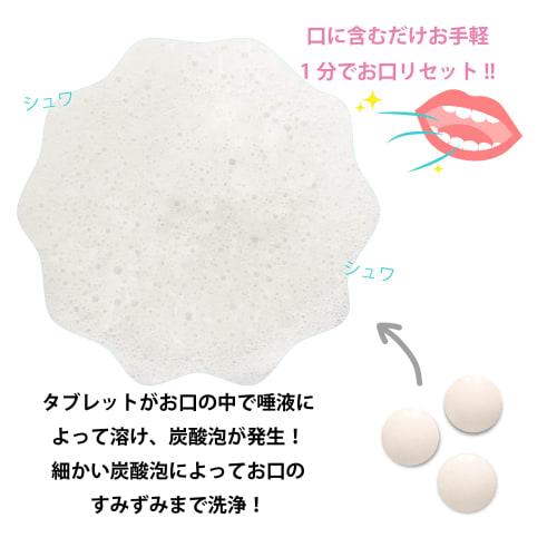 Dental Spa Pro Carbonated Mouthwash, 60 Capsules, by Toyo Carbonic Research Institute, Freshens Breath, for Brushing Teeth, and On-the-Go Use, with Na