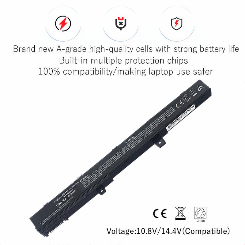Новый аккумулятор для ноутбука Juyaning для Asus X451 X551 X451C X451M X551C X551M A31N1319 A41N1308 A31LJ91