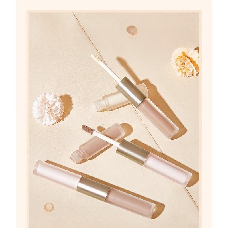 Double head liquid high-gloss grooming stick nose shadow profile face brightening aegyo sal grooming liquid