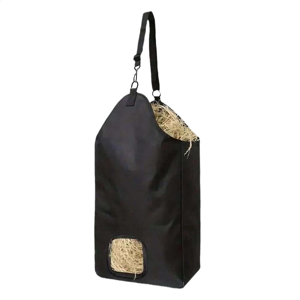 Сумка для корма для лошадей Сумка для сена Большая вместимость Сумка для хранения сена Уличная Медленное кормление Сумка для сена для лошадей Стабильный Портативный Инструмент для хранения корма