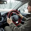 12В Чехол на руль с подогревом Зимний Противоскользящий Автомобильный Обогреватель Рук Грелка для Рук Теплый Обогреватель Руля Автоаксессуары