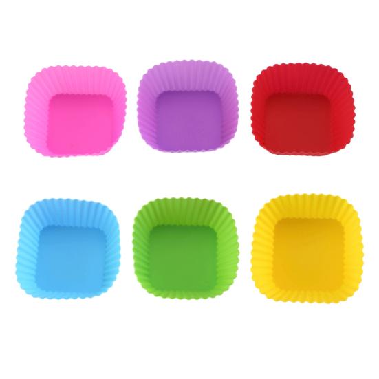 Silicone Cupcake Liners Reusable Cupcake Muffin Baking Cups High Temp Resistant Food Grade Cake Mold Gift for Baking Enthusiasts