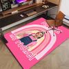 Custom Ms Rachel Mat Personalized Name, Polyester Washable Indoor Entryway Rug, Gift for Christmas, Easter, Thanksgiving Day