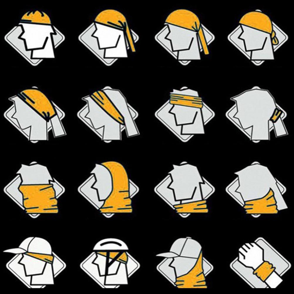 Multi-purpose Skull-head Pattern Magic Scarf Variable Seamless Turban/Mask Halloween Props