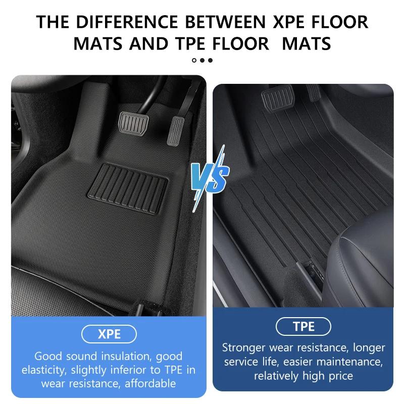 Автомобильные коврики для Tesla Model Y Juniper 2025 XPE Подкладка багажника Нескользящий Износостойкий Амортизирующий Всесторонний Защитный Коврик для Груза