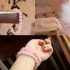 8mm Natural Madagascar Deep Pink Rose Quartz Crystal Round Beads Bracelet 1 Pc