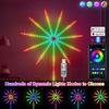 RGB фейерверк светодиодная лента Bluetooth APP управление неоновая лента USB 5V меняющаяся умная лампа синхронизация музыка спальня декор мечта свет