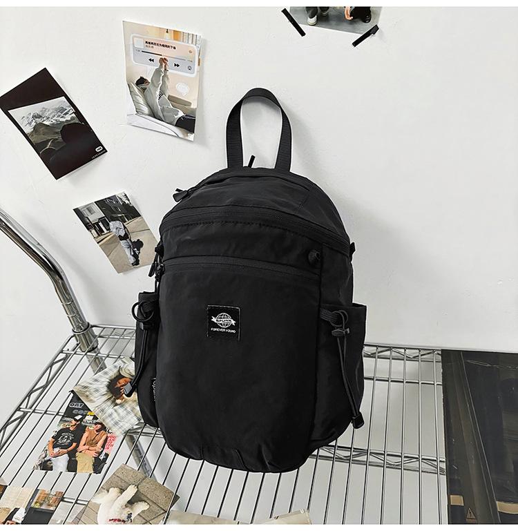 Schoolbag Minimal Soft Light Mist Moist Cool Functional Tooling Wind Backpack Neutral Light Commuter Outdoor Lightweight Backpack
