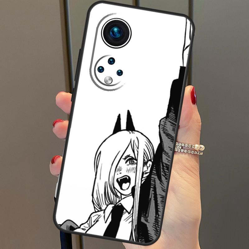 Аниме Человек-бензопила Для Huawei P40 Lite P20 P30 Pro Nova 9 Nova 5T P Smart 2019 Чехол Для Honor 50 8X 9X 10i