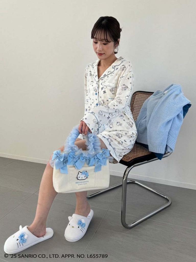 HELLOKITTY Print Shorts SHCP251095 SAX Free Size Shorts [Snidel Home] All-over Women's