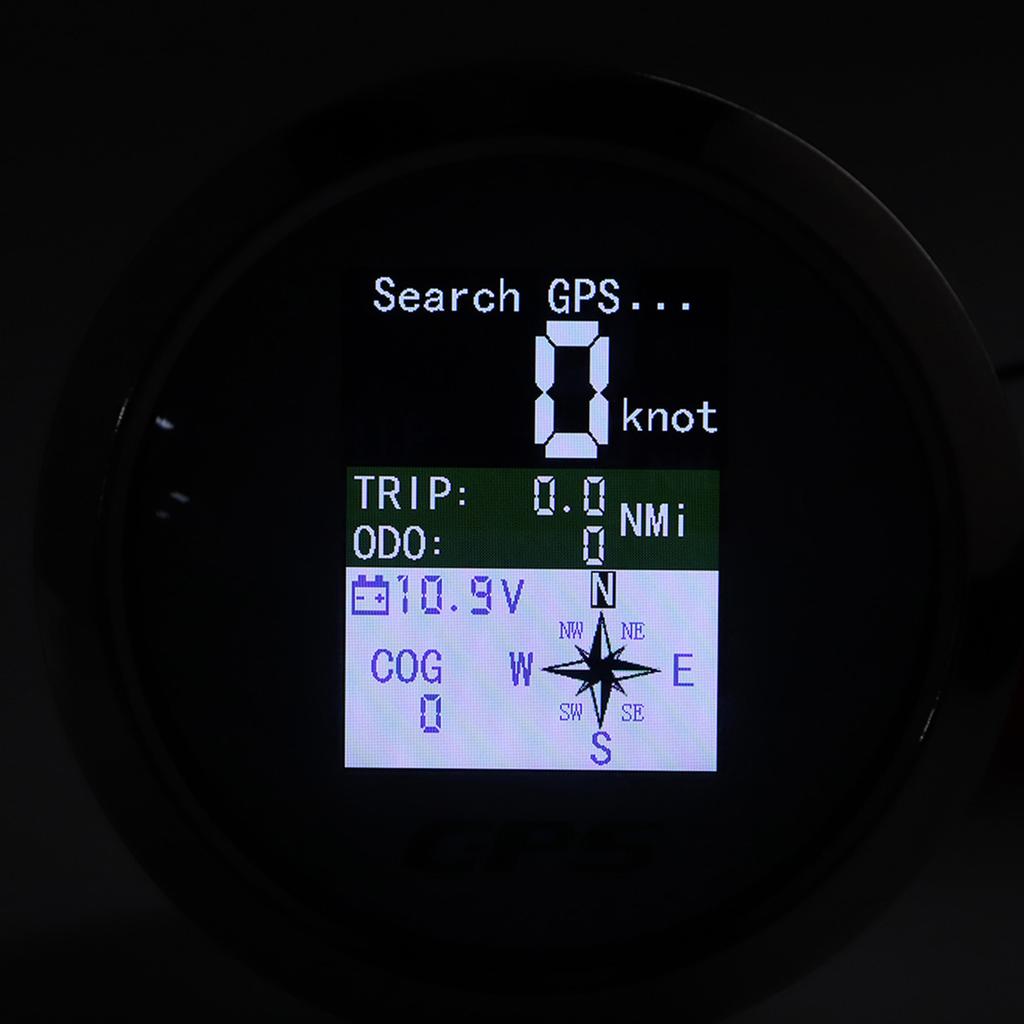 Спидометр 85 мм GPS Автомобиль Лодка Инженер Нержавеющая Сталь Водонепроницаемость Цифровые Датчики