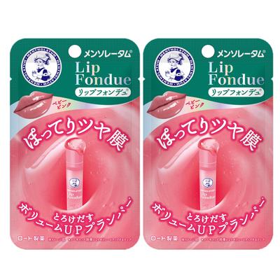 Mentholatum Lip Fondue Нежно-розовый x 2 Цветочный (Аромат Fusion)