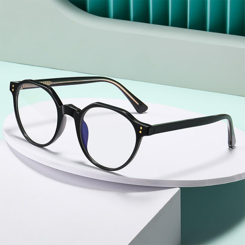 Men'S Square Frame New Style Metal Bow Glasses Frame Flat Top Optical Prescription Eyeglasses Frame With Prescription Insertion
