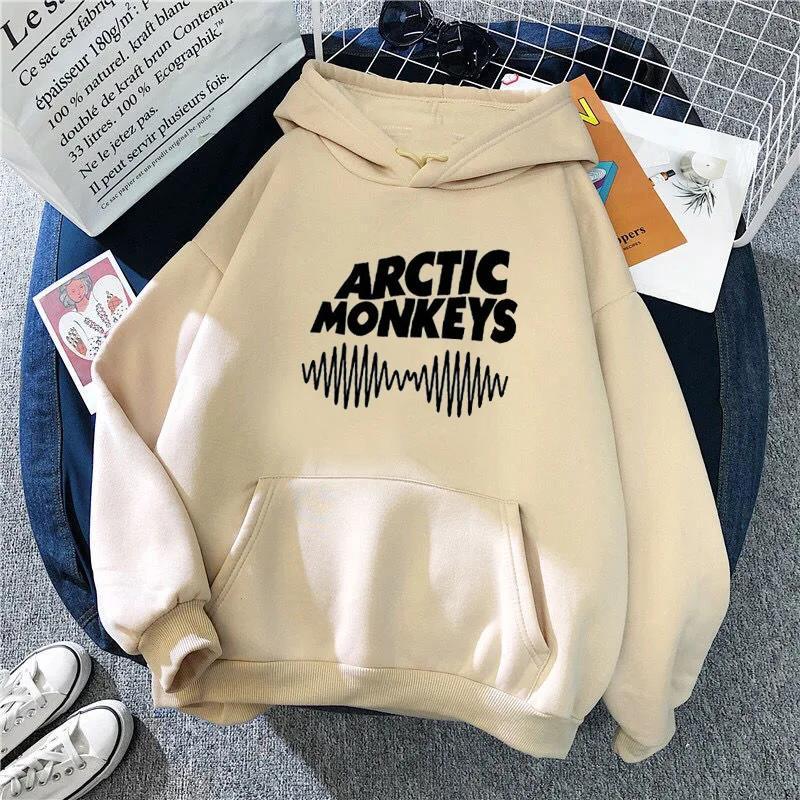 Rock Band Arctic Monkeys Print Sweatshirts Autumn Men's and Women's Fashionable Hip-hop Sportswear Rapper Wei