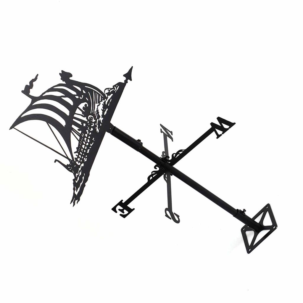 Stainless Steel Weather Vane Retro Farm Scene Garden Stake Weathervane Professional Measuring Tools