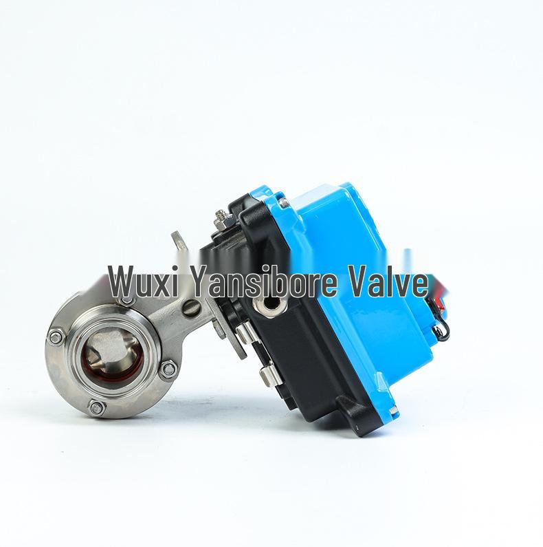 Sanitary Grade Bidirectional Electric Butterfly Valve AD981X-16 UPVC