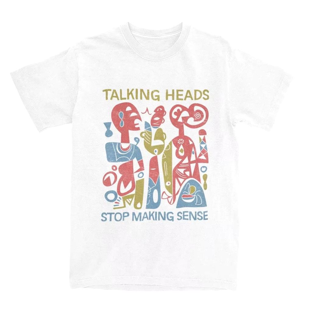 Talking Heads Stop Making Sense Stuff T-Shirt Rock Band Casual Cotton Summer Cotton Men's Women Top Tee Short Sleeve Streetwear