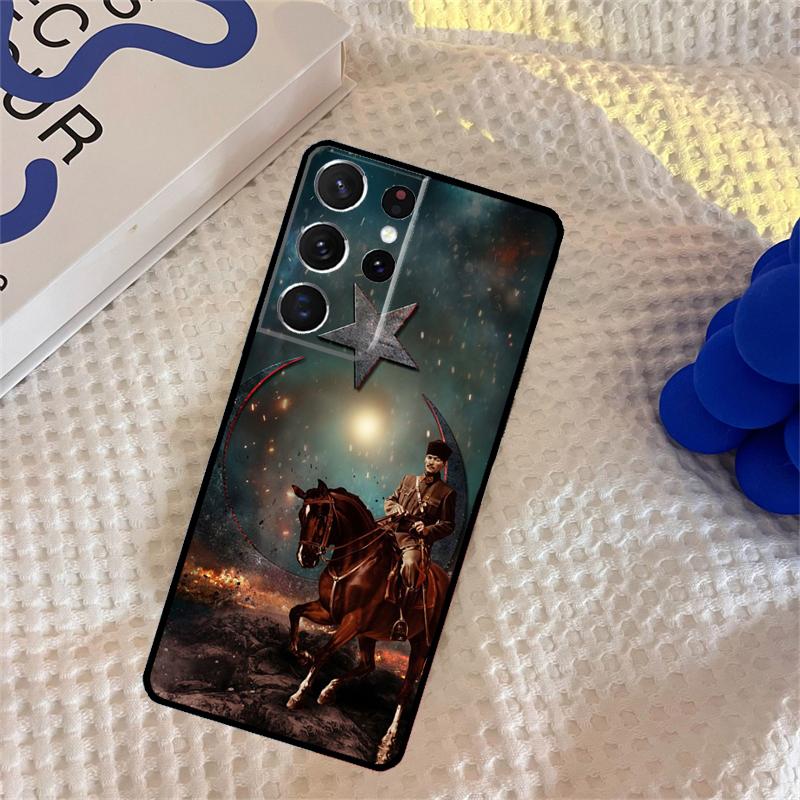 Turkey Mustafa Kemal Ataturk Case For Samsung Galaxy S23 S22 S21 Ultra S20 FE S8 S9 S10 Note 10 Plus Note 20 Ultra Cover