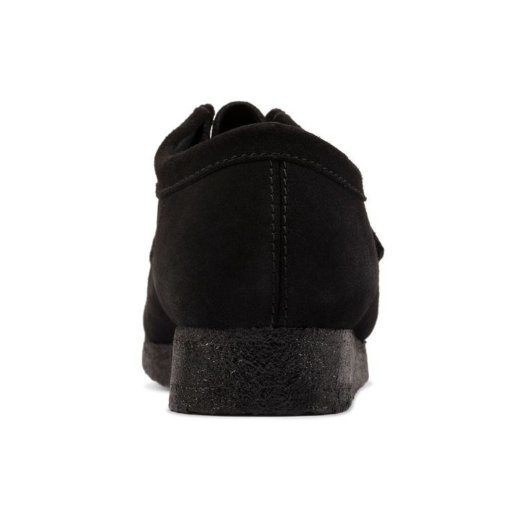 Clarks Originals Кожаные Круглый Носок На Шнуровке Универсальные Прочные Дышащие Низкие Повседневные Туфли Женские кроссовки Черные 261555224