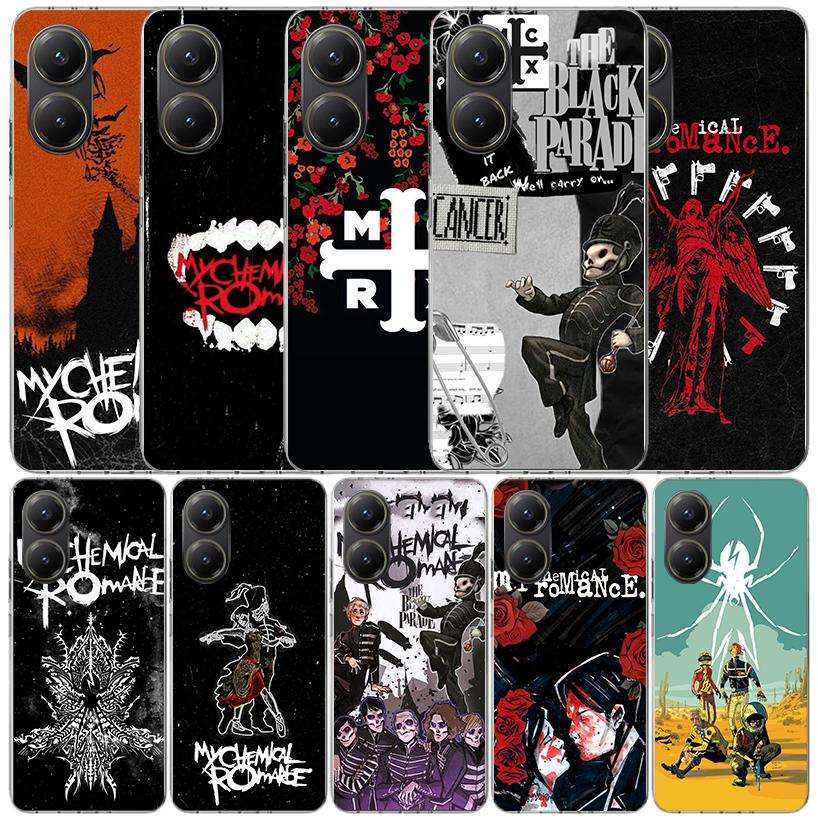 My Chemical Romance MCR Мягкий чехол для Xiaomi Poco F7 Ultra X7 X6 X5 Pro M7 Чехол для телефона Redmi 15 15C 13 13C 12 12C 10 10C Печать S
