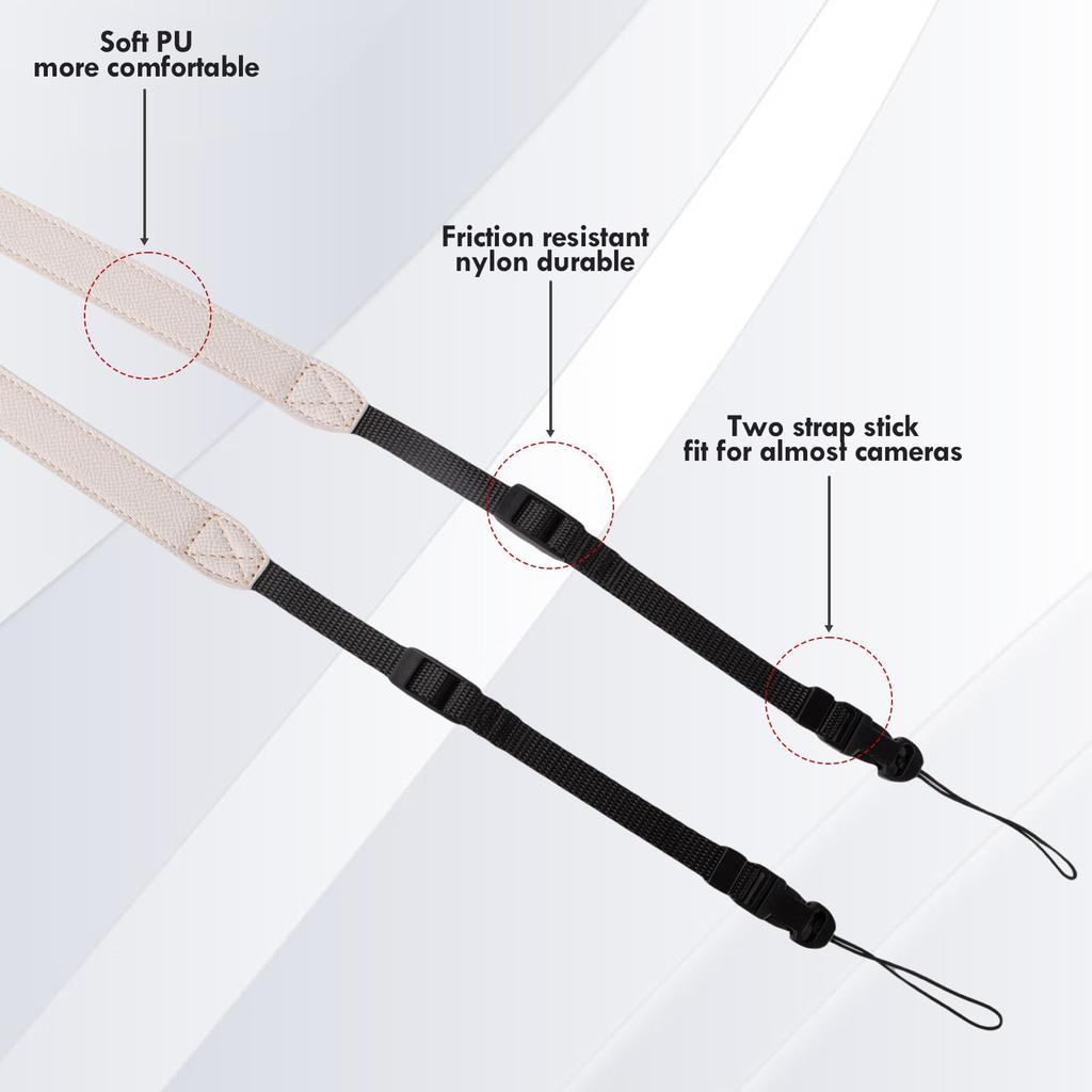 VOVMOEYA Camera Camera Neck Strap for and Panasonic G7X Mark Shoulder Strap for Compact and Mirrorless Digital Stylish Crossbody or Neck Strap with