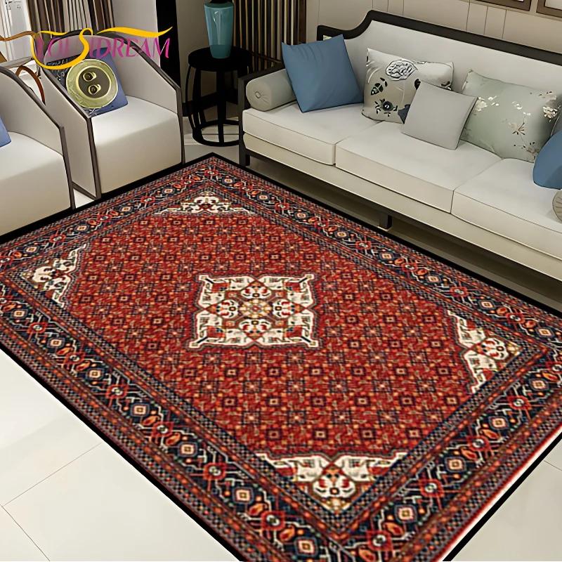 Винтажный персидский ковер для гостиной, спальни, богемный, турецкий, марокканский, этнические ковры, противоскользящий, мандала, геометрический, придверный коврик, коврик-постер