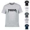 Классическая мужская футболка с коротким рукавом с надписью Yeezus из премиальной смесовой ткани