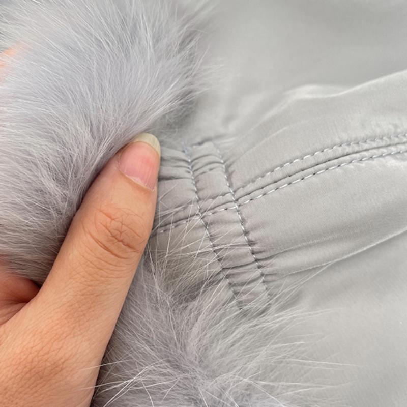 SOMALER Шапки с ушками из лисьего меха для женщин и девочек, шапка-ушанка-ловушка, красочная пушистая шапка из натурального меха, зимняя теплая шапка-бомбе