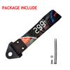 JDM Culture Car Color Pendant Tow Strap Belt Tow Rope Ribbon Auto Accessories Trailer Rope Bumper Towing Strap FOR Racing Slogan