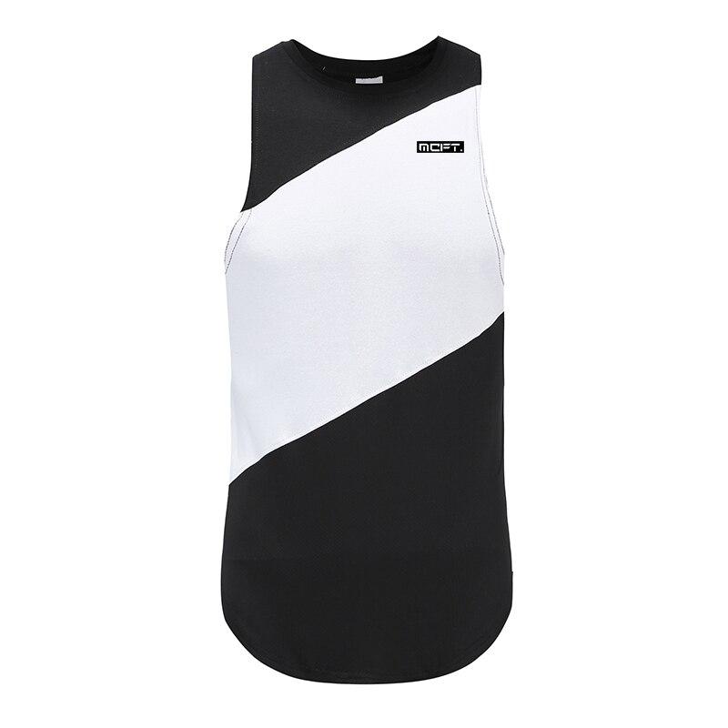 Muscleguys Printed Cotton Gym Clothing Men Fitness Singlets Bodybuilding Stringers Tank Top Men Workout Vests Sportswear Sleeveless T-Shirt