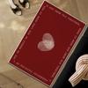 Marriage Essential Entry Door Porch Mat Festive Home Bedroom Romantic Wedding Room Decoration Carpet Love Non-slip Mat