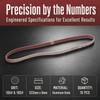 10pcs 533 x 9mm Abrasive Bands 3/8 x 21 Inch Sandpaper Sander Belts  Wood Working