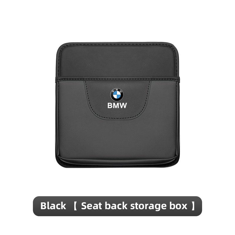 BBKD8 Car Multifunctional Leather Storage Box Seat Back Accessories For BMW E90 G80 M3 G30 M5 F82 F83 F20 F21 G42 F95 F96 G06 G07 M2 M