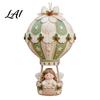 Holiday Handmade Gift Sets DIY Christmas Hot Air Balloon Hanging Ornament Kit 3D Fabric Craft Festive Home Decor Ornaments Project with Santa