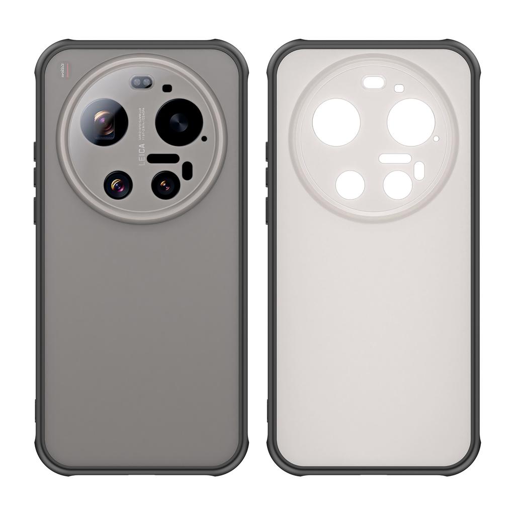 For Xiaomi 17 Ultra 5G Case Drop Proof Airbags Frosted Translucent PC + TPU Phone Back Cover