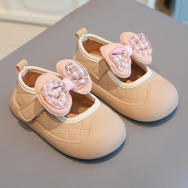 Детская обувь Милая детская кожаная обувь для девочек Мягкая подошва Обувь для малышей для новорожденных Нескользящая обувь для босых ног Дети Zapatos Bebe Niña