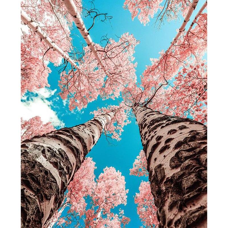 DIY пейзаж 5D алмазная живопись полная круглая дрель живописная Алмазная художественная вышивка крестиком закат украшение дома