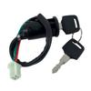 Motorcycle Electric Door Lock 4 Wire Ignition Key Barrel Switch For Motorcycle ATV Electrocar Small Four-wheeler