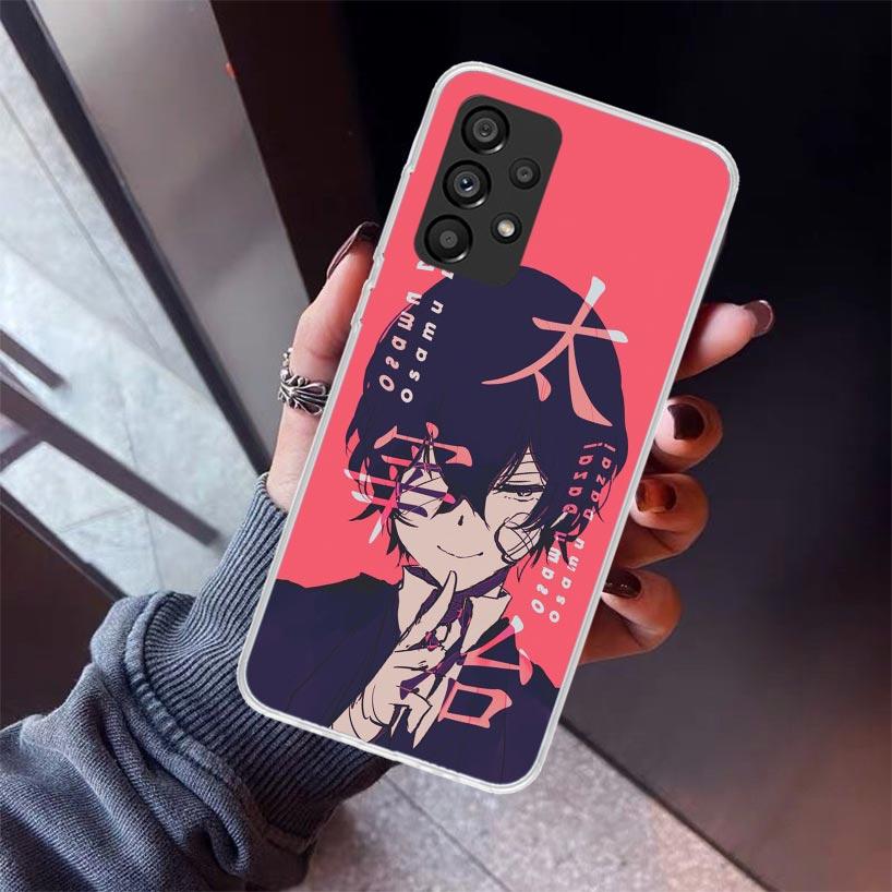 Чехол для телефона Bungo Stray Dogs Дазай для Samsung Galaxy A12 A52S A42 A32 A22 A51 A50 Note 20 Ultra 10 S10 Plus A71 A70 A31 A30 A10S