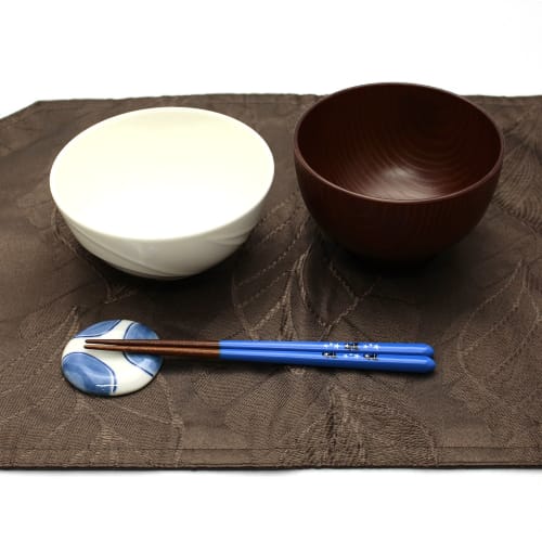 Ishida Chopsticks, Family Cat Design, Made in Japan, Dishwasher Safe, Blue, 18cm