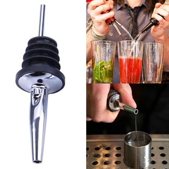 Нержавеющая сталь Ликер спирта Pourer Flow Wine Bottle Pour Spout Пробка Барная посуда